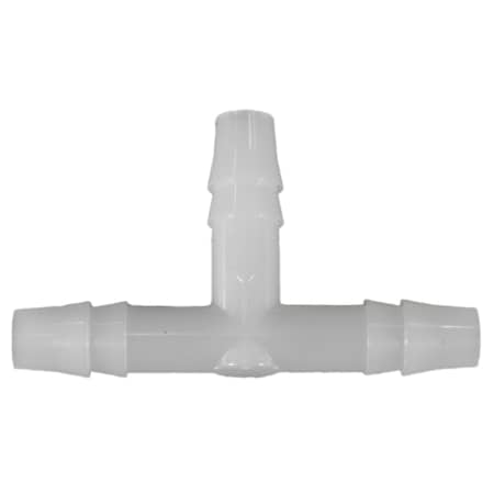 Midwest Fastener 1/4" Nylon Plastic Hose Tee 6PK 66468